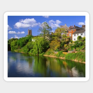 River Exe at Tiverton Sticker